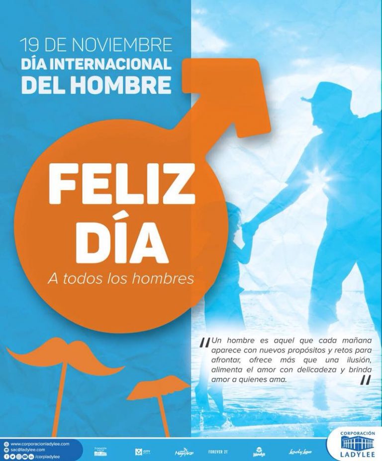 ¡Feliz Día Internacional del Hombre! Corporación Lady Lee